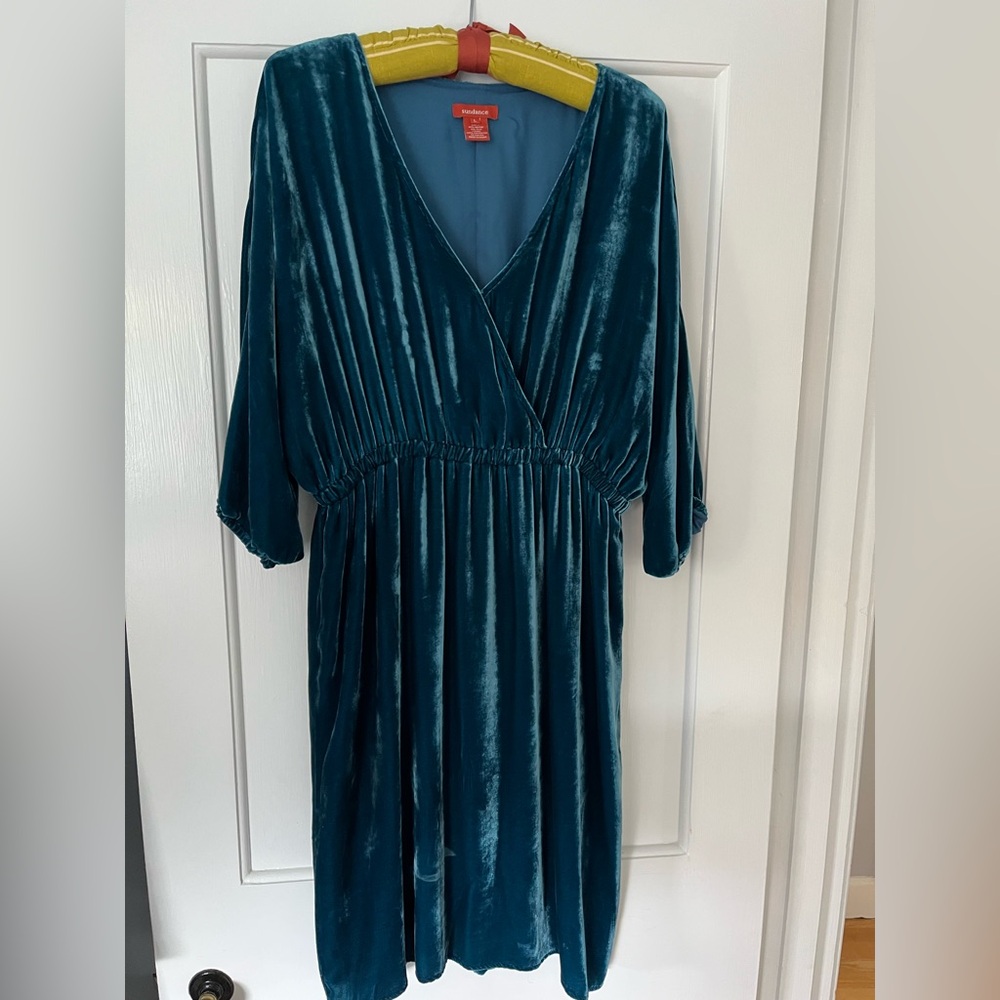 Sundance Velvet Wrap Dress